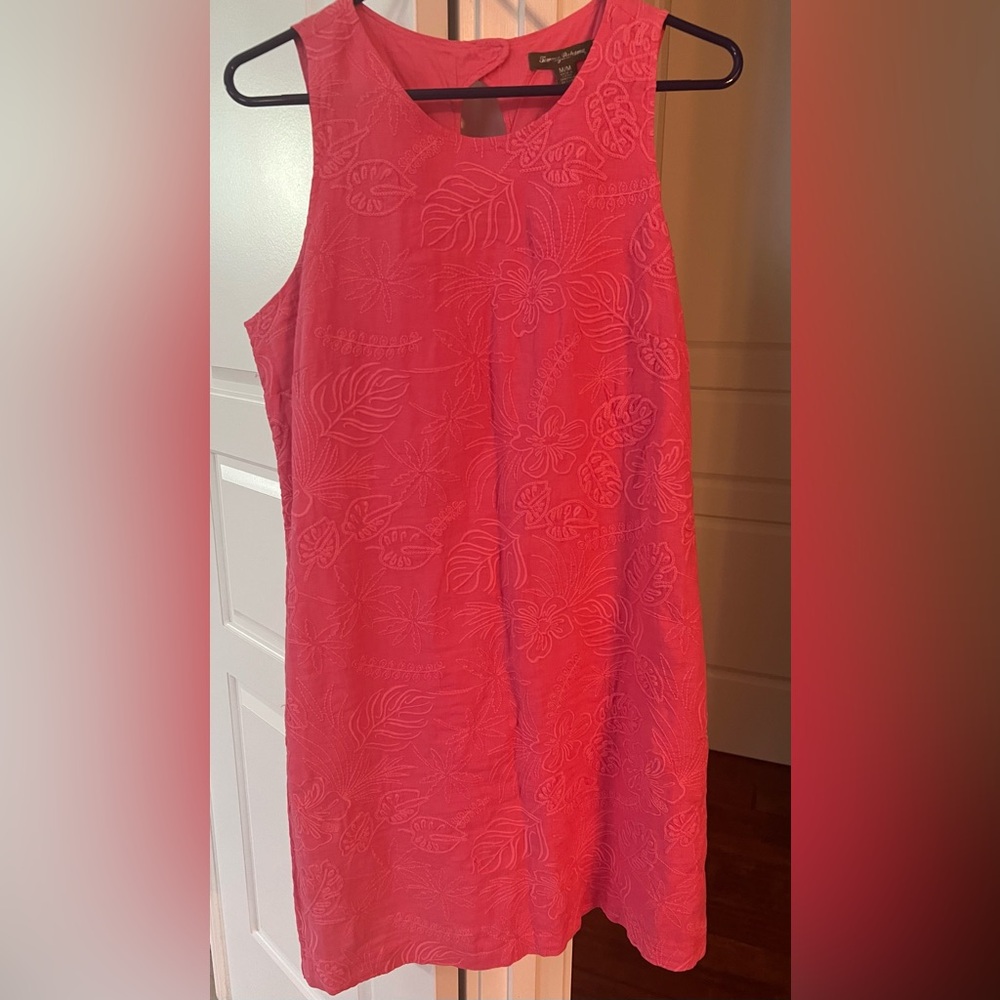 Tommy Bahama Pink Embroidered Dress